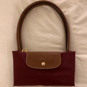 NWOT Longchamp Le Pliage Large - Wine